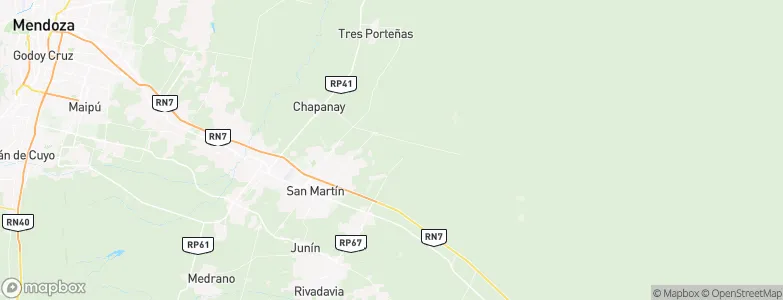Alto del Salvador, Argentina Map