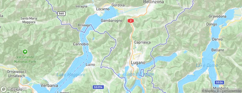 Alto Malcantone, Switzerland Map