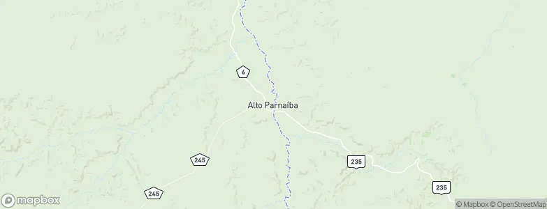 Alto Parnaíba, Brazil Map