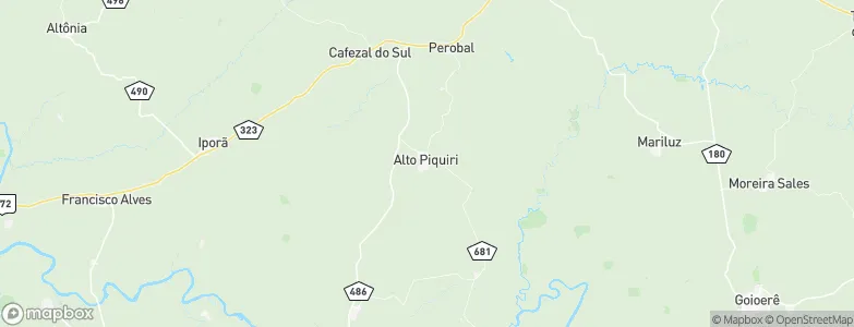 Alto Piquiri, Brazil Map