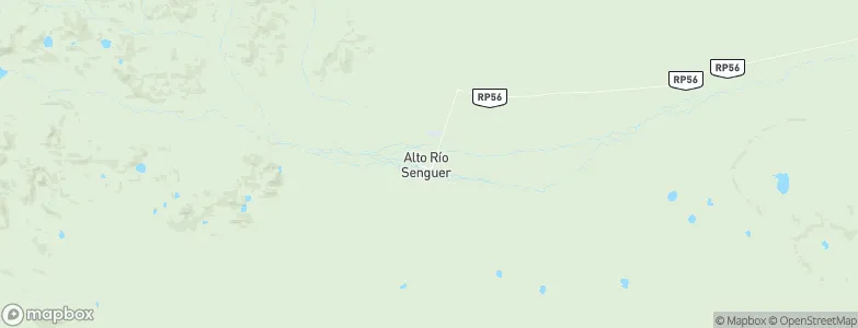 Alto Río Senguer, Argentina Map