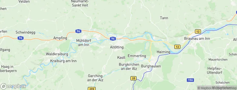 Altötting, Germany Map