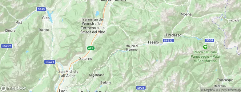 Altrei, Italy Map