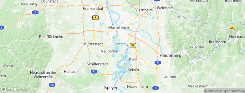 Altrip, Germany Map