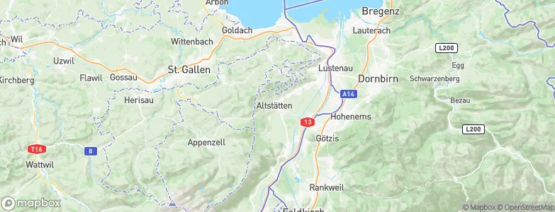 Altstätten, Switzerland Map