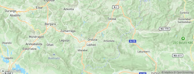 Altzaga, Spain Map