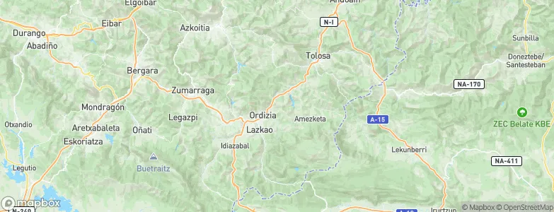 Altzaga, Spain Map