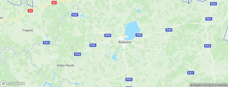 Alūksnes Novads, Latvia Map