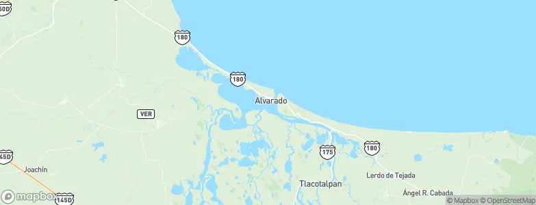 Alvarado, Mexico Map