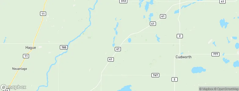 Alvena, Canada Map