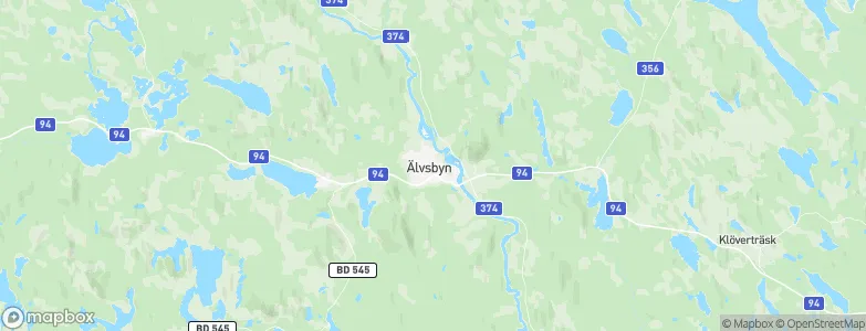 Älvsbyn, Sweden Map