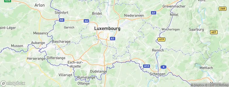 Alzingen, Luxembourg Map