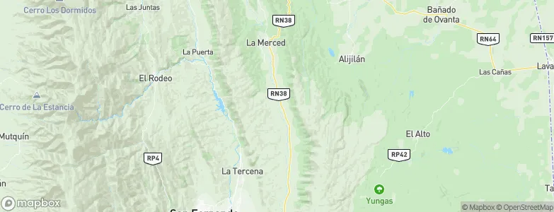 Amadores, Argentina Map