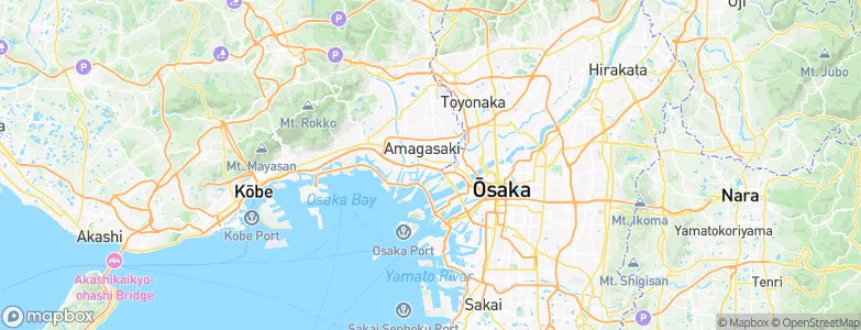 Amagasaki, Japan Map