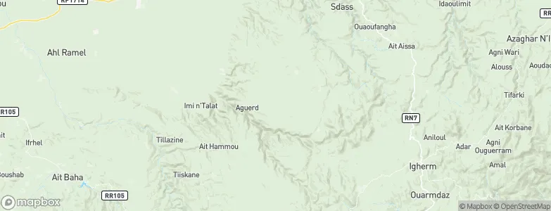 Amalou, Morocco Map