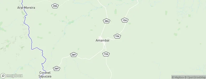 Amambai, Brazil Map