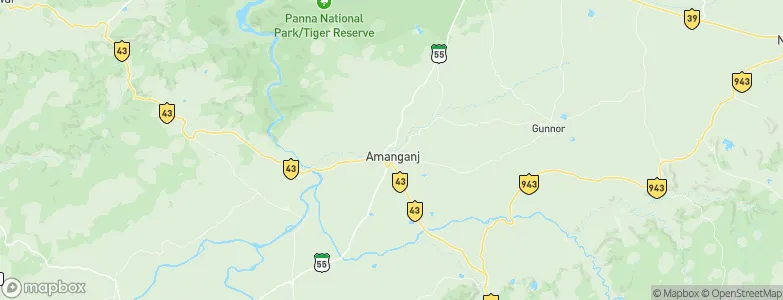 Amānganj, India Map