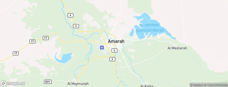 Amara, Iraq Map