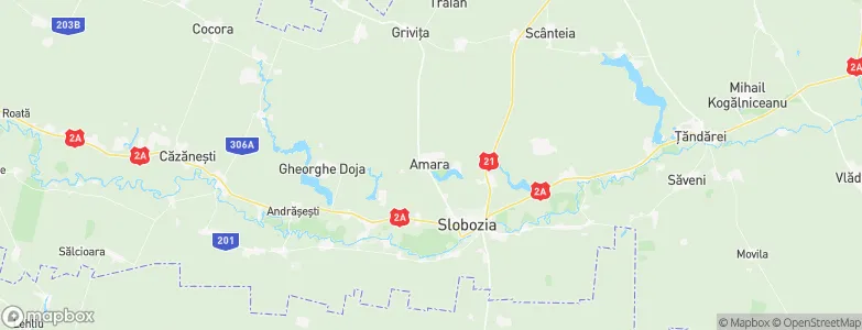 Amara, Romania Map