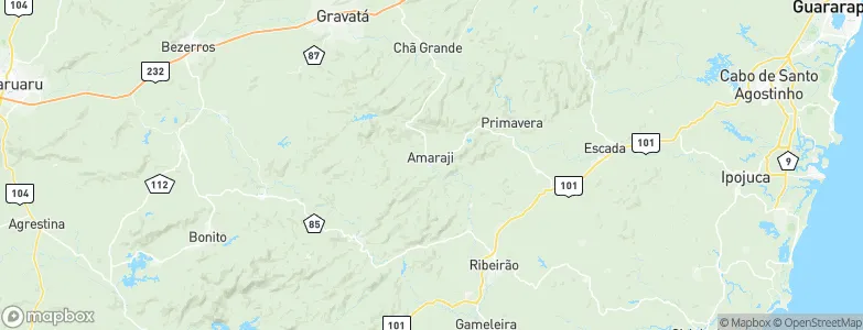 Amaraji, Brazil Map
