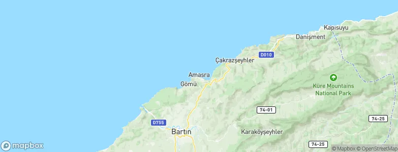 Amasra, Turkey Map