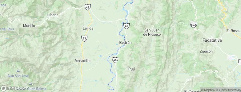 Ambalema, Colombia Map
