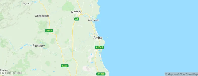Amble, United Kingdom Map