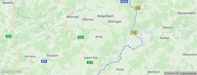 Amblève, Belgium Map