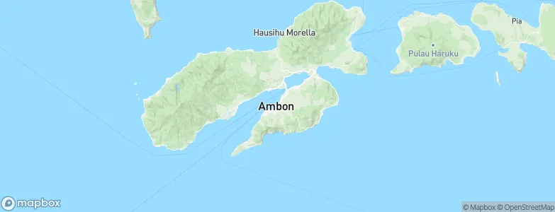 Ambon City, Indonesia Map
