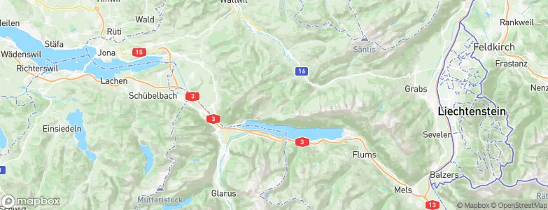 Amden, Switzerland Map