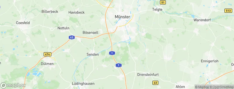 Amelsbüren, Germany Map