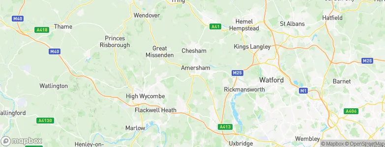 Amersham, United Kingdom Map