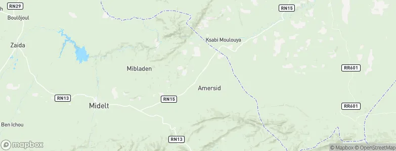 Amersid, Morocco Map