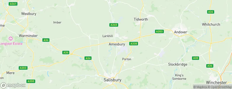 Amesbury, United Kingdom Map