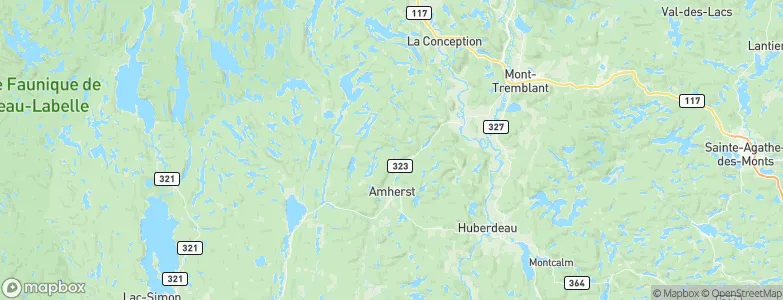 Amherst, Canada Map
