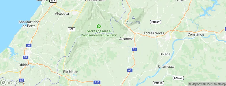Amiães de Baixo, Portugal Map
