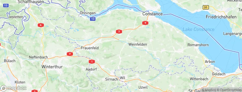 Amlikon-Bissegg, Switzerland Map