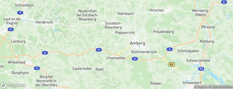 Ammerthal, Germany Map