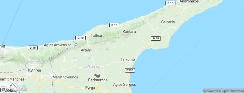 Ammochostos, Cyprus Map