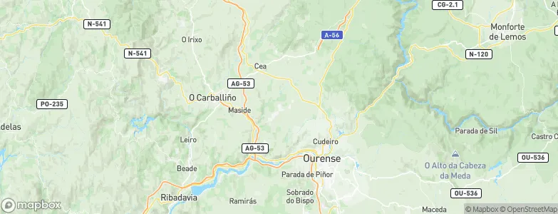 Amoeiro, Spain Map