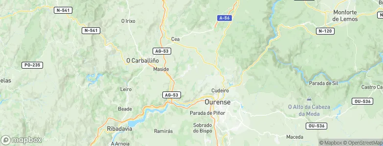 Amoeiro, Spain Map