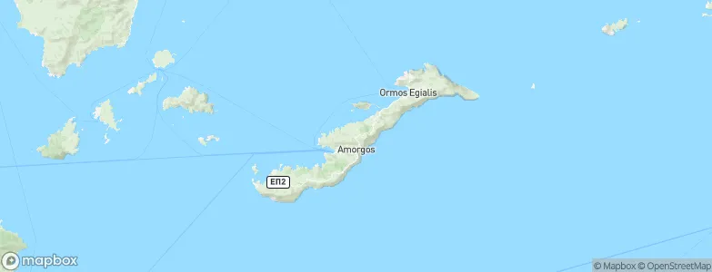 Amorgos, Greece Map