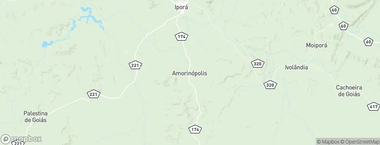 Amorinópolis, Brazil Map
