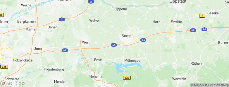 Ampen, Germany Map