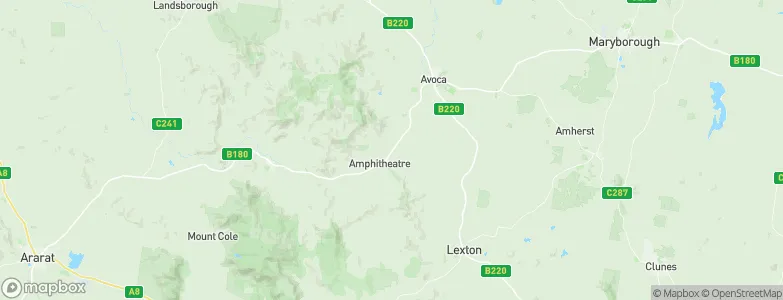 Amphitheatre, Australia Map