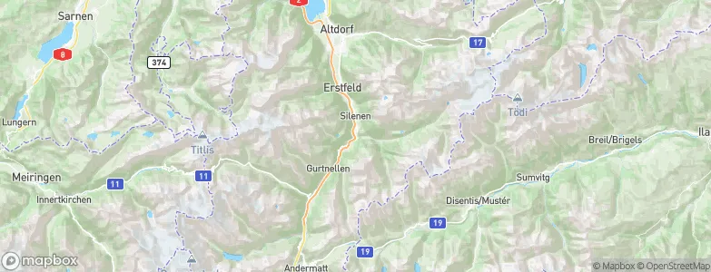 Amsteg, Switzerland Map