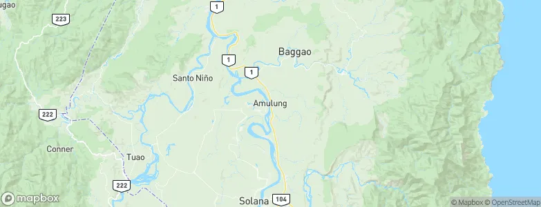 Amulung, Philippines Map