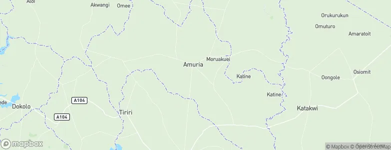 Amuria, Uganda Map