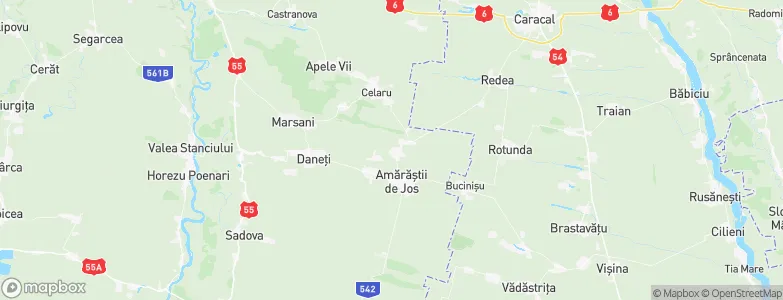 Amărăştii de Sus, Romania Map