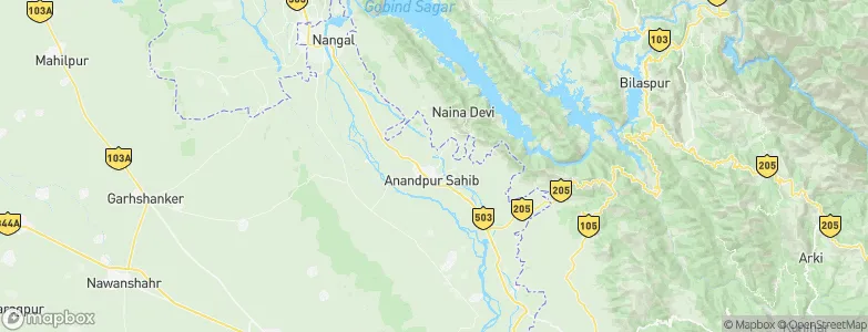 Anandpur, India Map